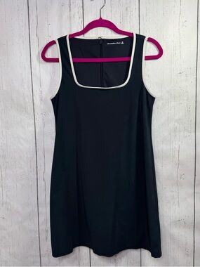 Abercrombie & Fitch Black Sleeveless Mini Dress Skort Built In Shorts M Sporty